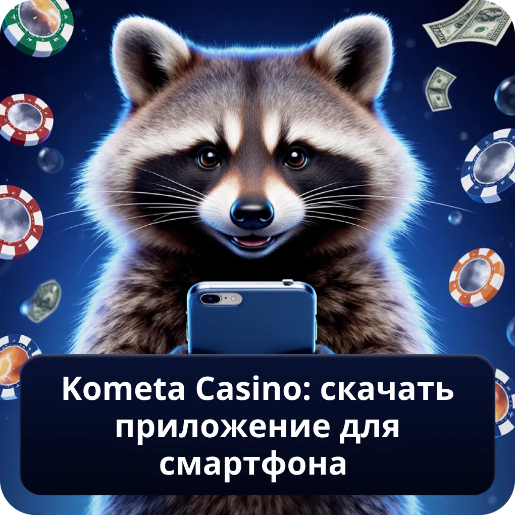 Kometa Casino: скачать приложение для смартфона