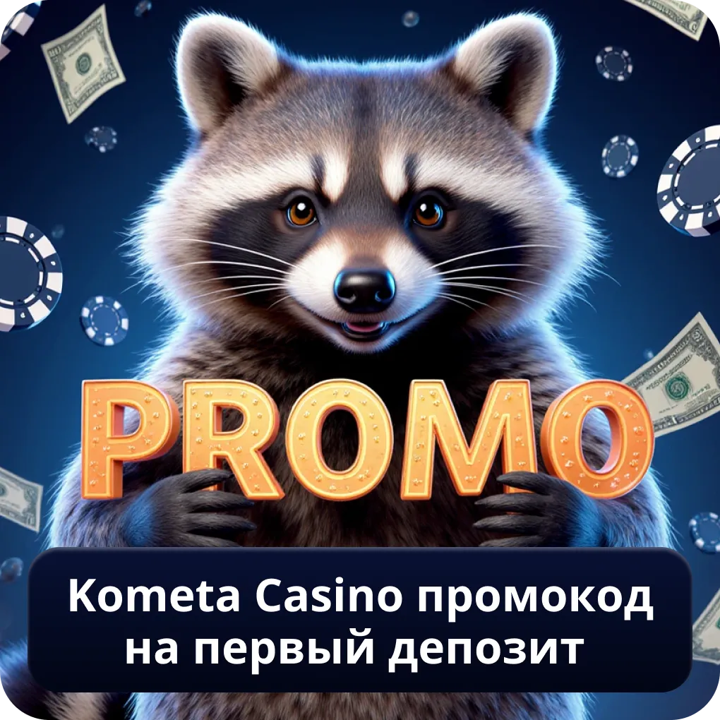 Kometa Casino промокод на первый депозит