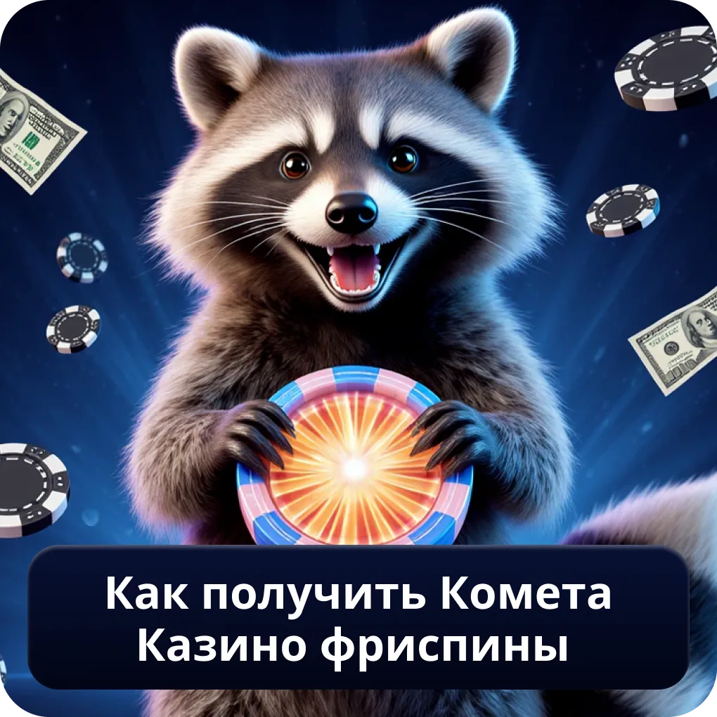 Как получить Комета Казино фриспины